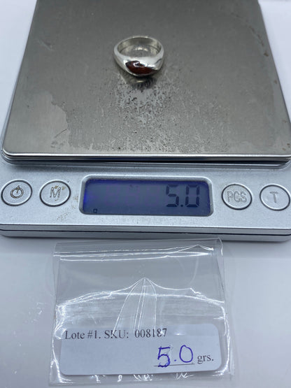 Anillo de Plata Solitario con Piedra Cafe — Taxco 925 — foto 7