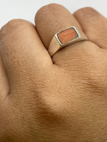 Anillo de Plata 925 con Coral — Taxco — foto 6