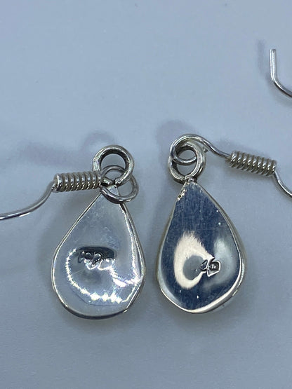 Aretes Plata 925 Ópalo de Fuego Verde Limón — Taxco — foto 5