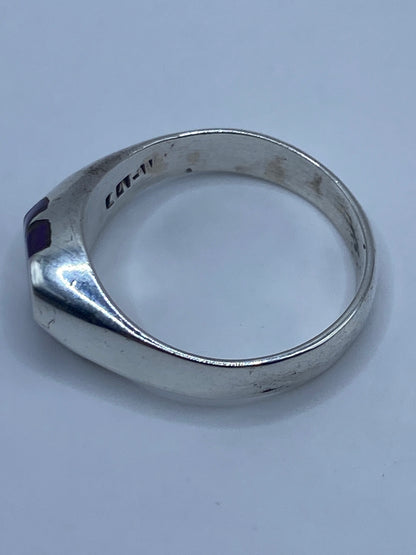 Anillo de Plata con Piedra Morada — Taxco 925 — foto 5