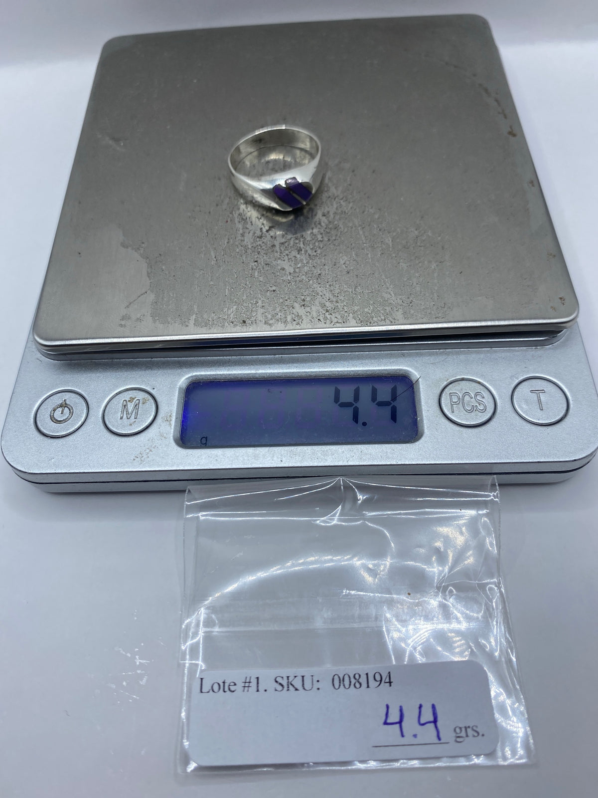 Anillo de Plata con Piedra Morada — Taxco 925 — foto 7