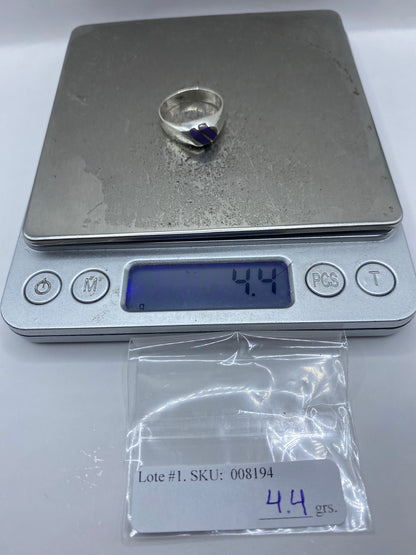 Anillo de Plata con Piedra Morada — Taxco 925 — foto 7