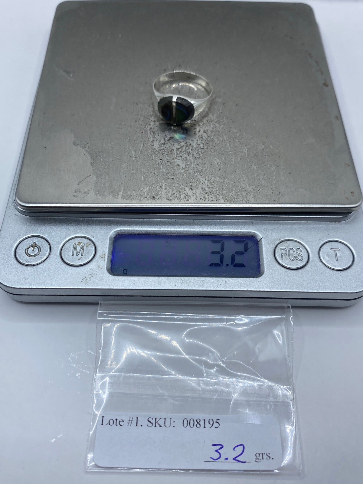 Anillo de Plata con Concha de Abulón — Taxco 925 — foto 7