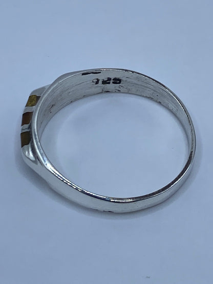 Anillo de Plata Engastado con Piedra Café — Taxco 925 — foto 5