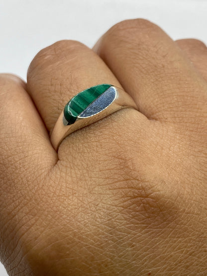 Anillo de Plata con Malaquita Verde — Taxco 925 — foto 6
