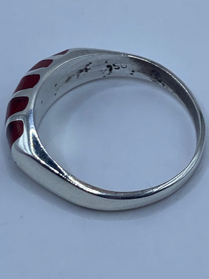 Anillo de Plata Coral Rojo — Taxco 925 — foto 5