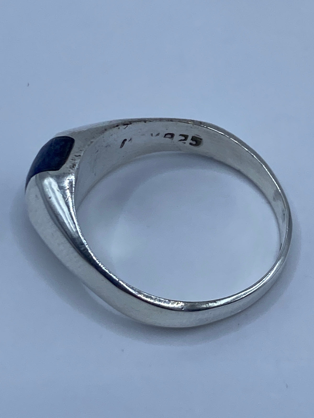 Anillo de Plata Lapislázuli Azul — Taxco 925 Unisex — foto 5