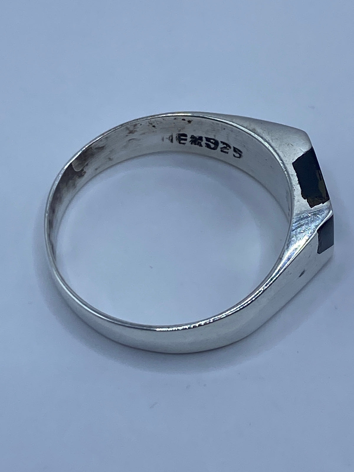 Anillo de Plata Ónix Negro Minimalista — Taxco 925 — foto 5