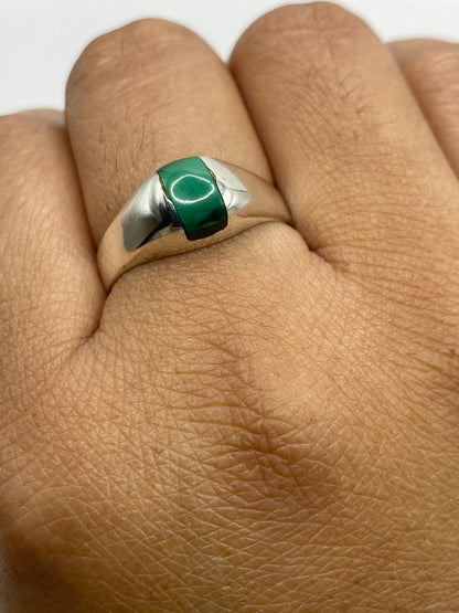 Anillo de Plata Malaquita Verde — Taxco 925 — foto 6