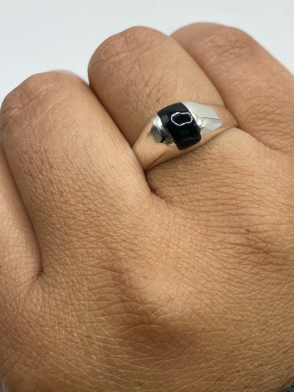 Anillo de Plata 925 con Ónix Negro — Taxco — foto 6