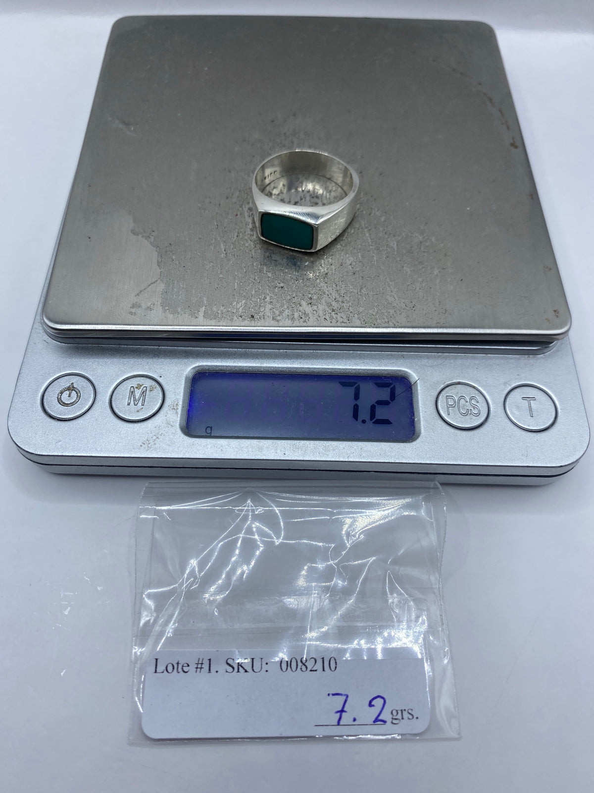 Anillo de Plata Turquesa Azul — Taxco 925 — foto 7