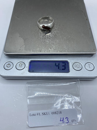 Anillo de Plata 925 con Piedra Incrustada — Taxco Unisex — foto 7
