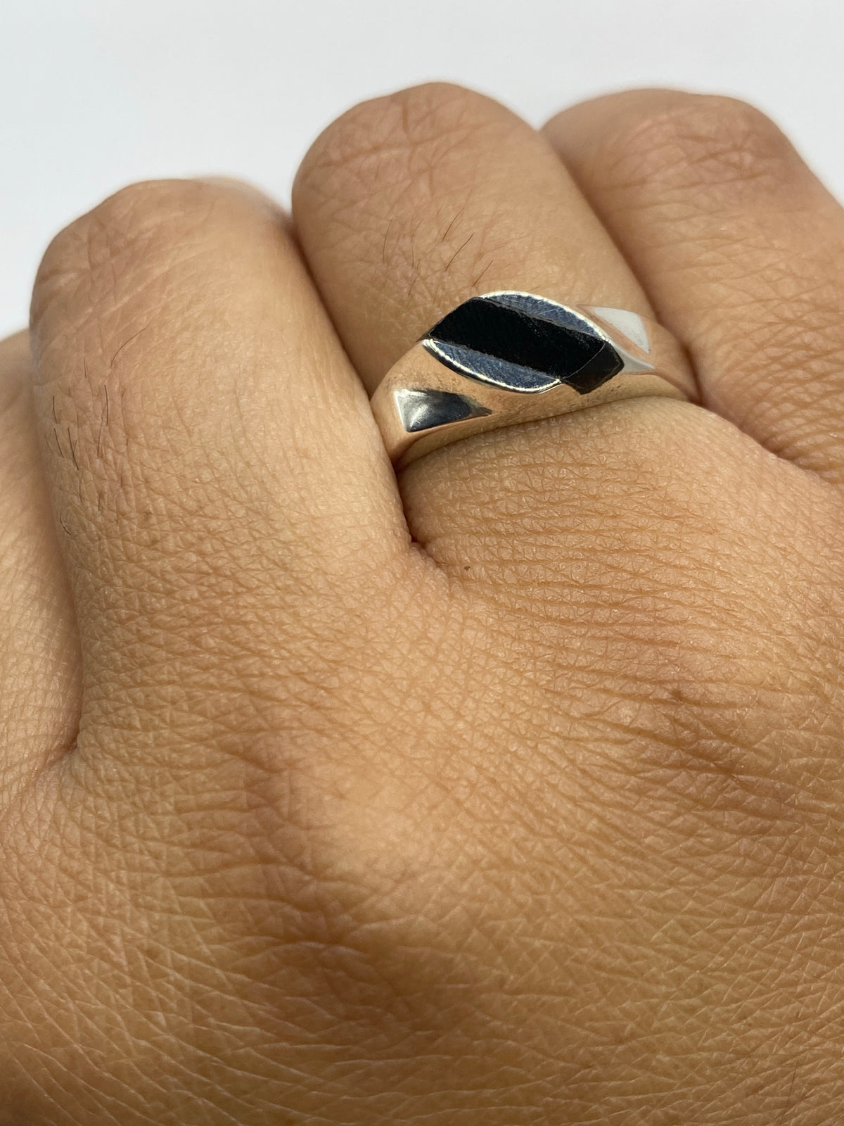 Anillo de Plata 925 con Ónix Negro — Taxco — foto 6