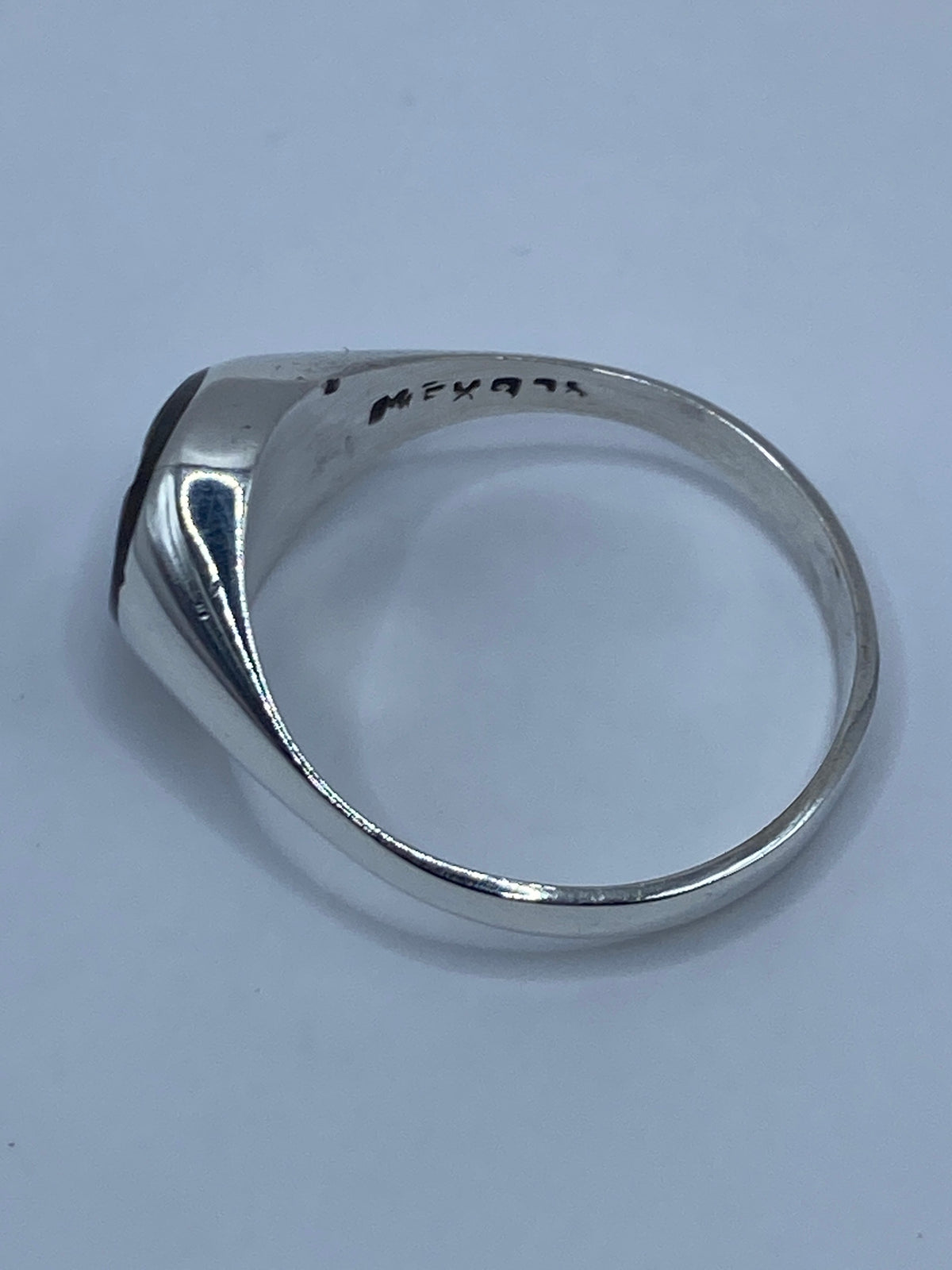 Anillo de Plata con Concha de Abulón Iridiscente — Taxco 925 — foto 5