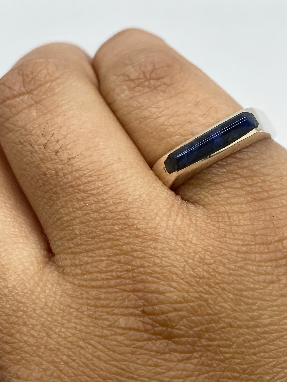 Anillo de Plata Lapislazuli Azul — Taxco 925 — foto 6