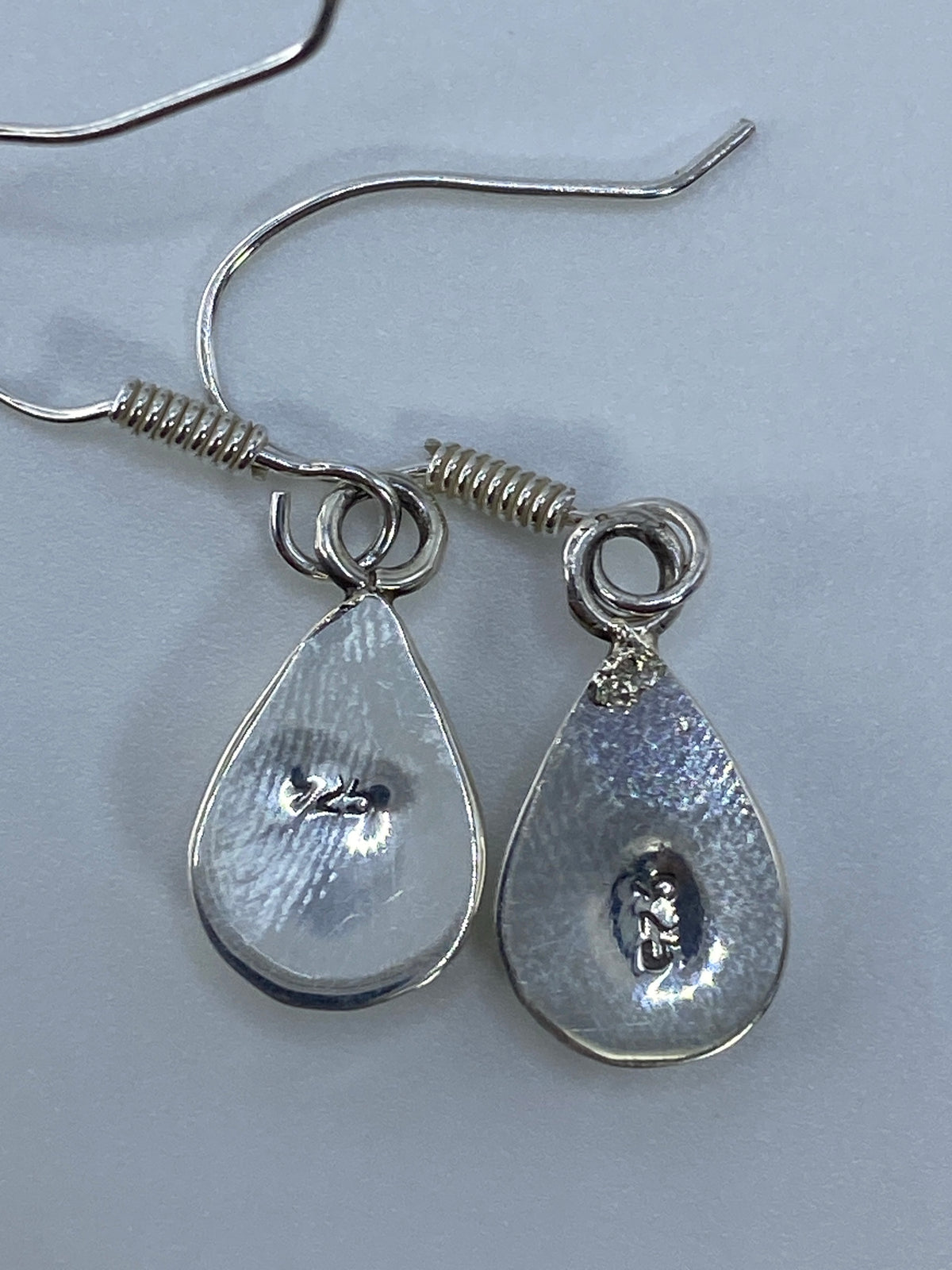 Aretes de Plata Ópalo de Fuego Verde — Taxco 925 — foto 5