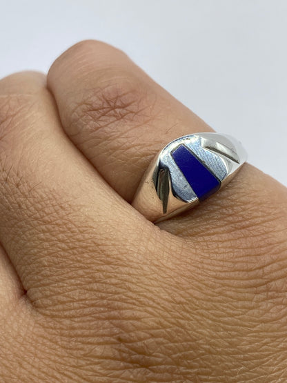 Anillo de Plata con Lapislázuli Azul — Taxco 925 — foto 6