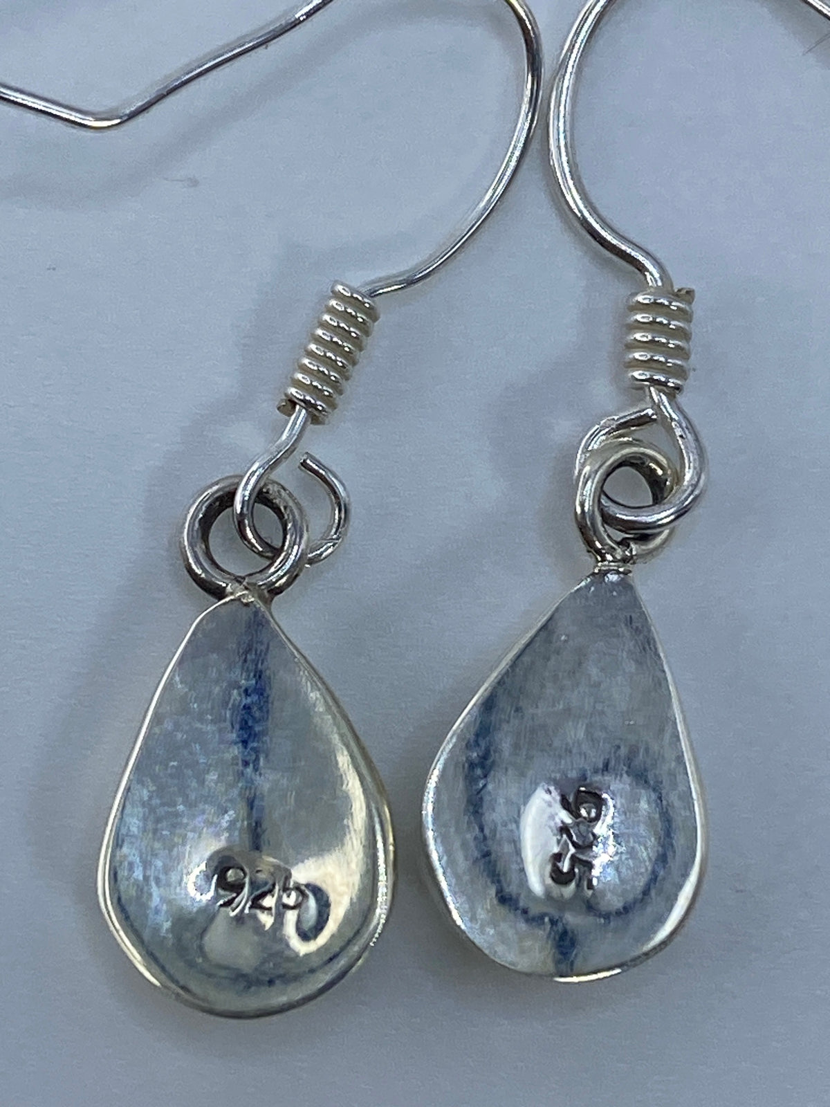 Aretes de Plata con Ópalo de Fuego — Taxco 925 — foto 5