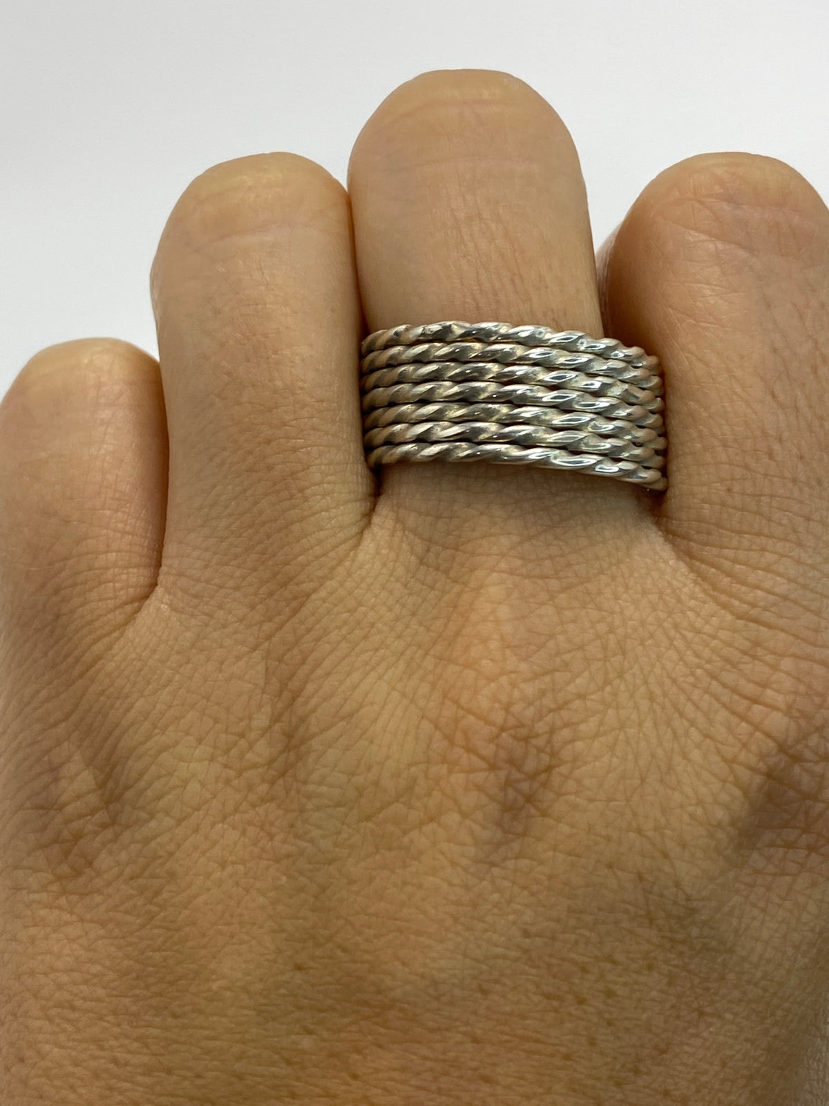 Anillo de Plata Trenzada — Semanario 925 Taxco — foto 6