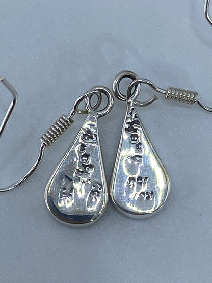Aretes de Plata 950 con Opalo de Fuego Verde — foto 5