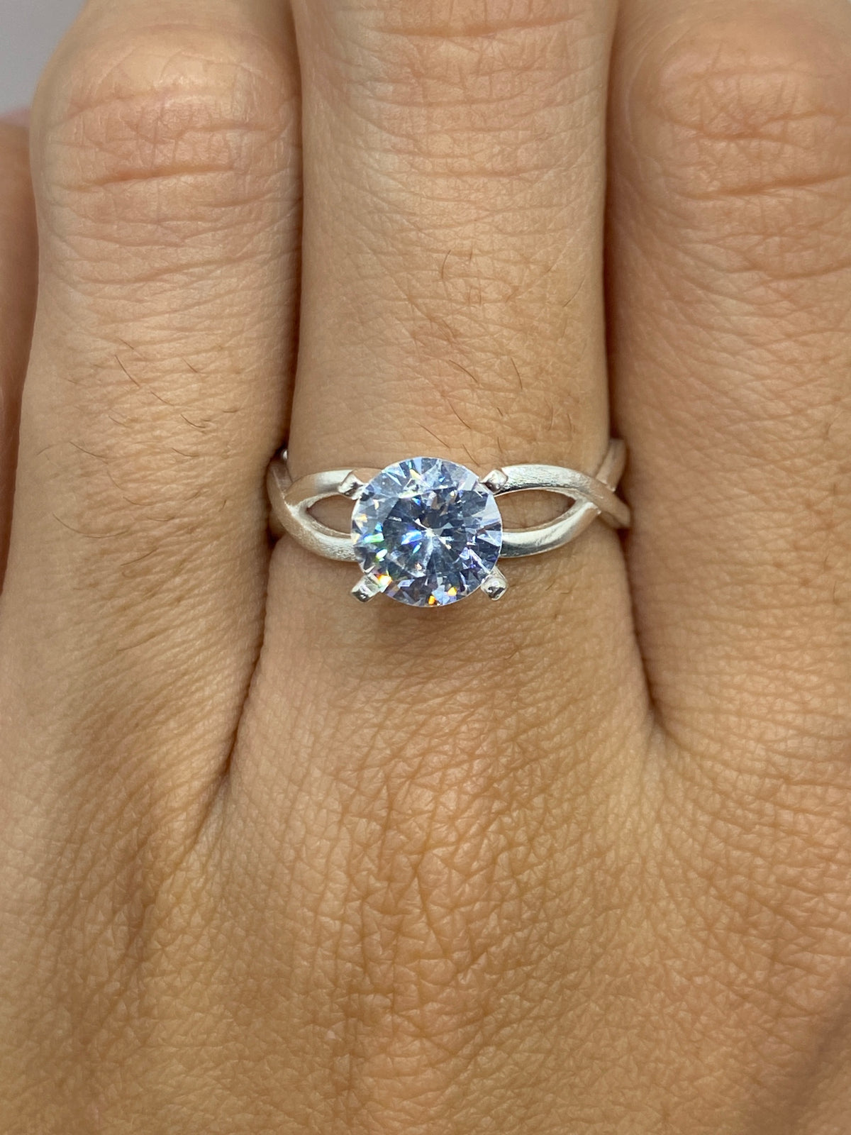 Anillo Solitario de Plata con Circonia — Taxco 925 — foto 6