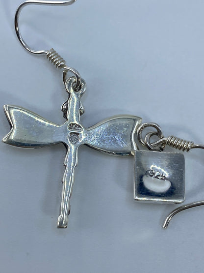 Aretes de Plata con Ópalo de Fuego Multicolor — Taxco 925 — foto 5