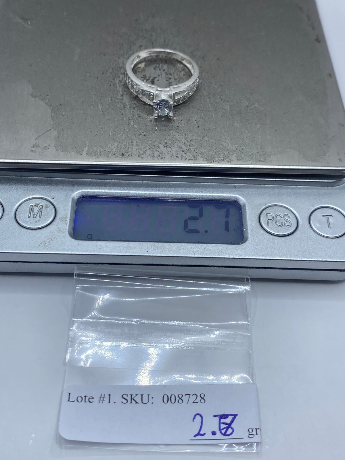 Anillo de Plata Solitario con Circonia — Taxco 925 — foto 7