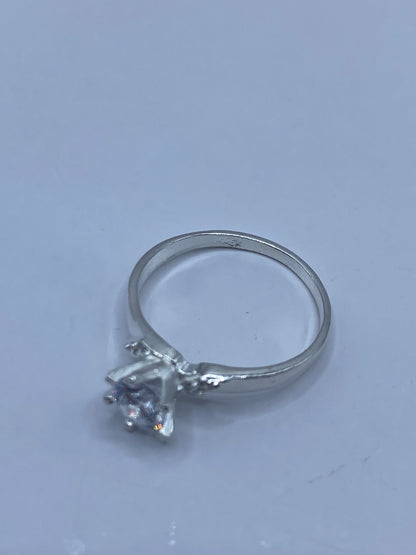 Anillo de Plata Solitario con Circonia Blanca — Taxco 925 — foto 5