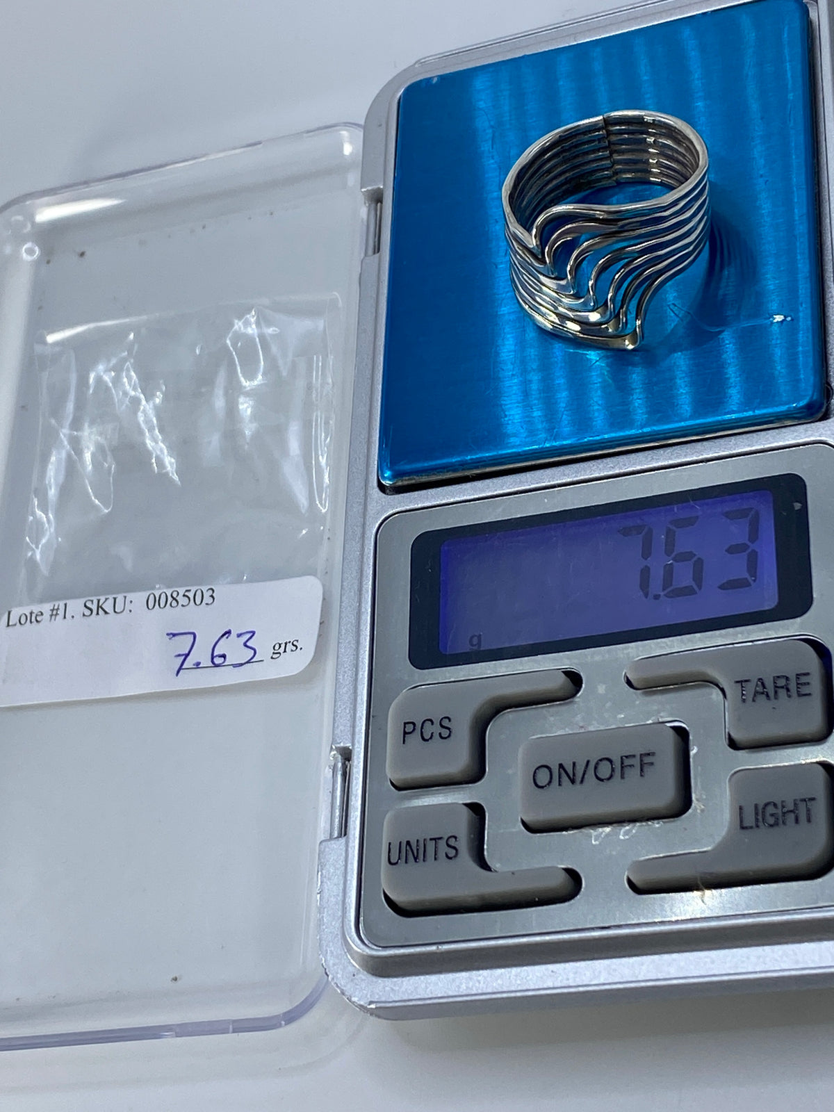 Anillo de Plata Cartoneado en Capas — Taxco 925 — foto 7