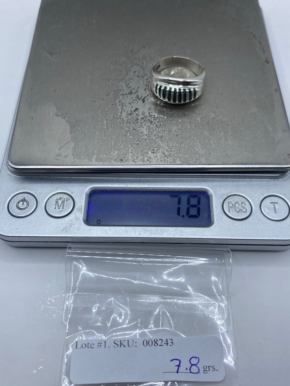 Anillo de Plata con Malaquita Verde — Taxco 925 — foto 7