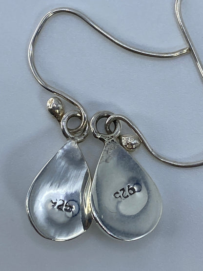 Aretes Plata Ópalo de Fuego Verde — Taxco 925 — foto 5