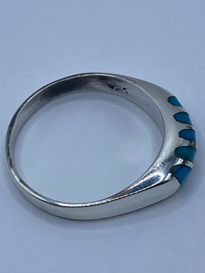 Anillo Turquesa Azul Cielo Plata 925 — Taxco — foto 5