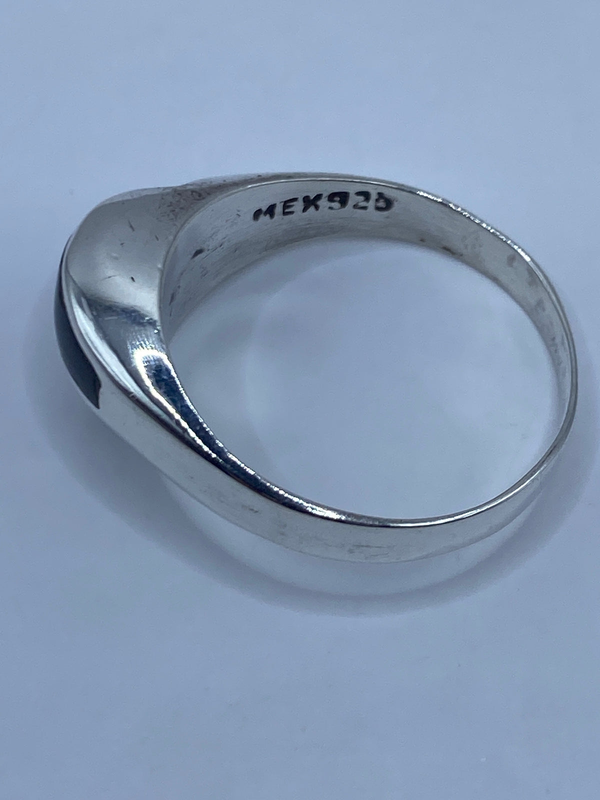 Anillo de Plata 925 con Ónix Negro — Minimalista Taxco — foto 5