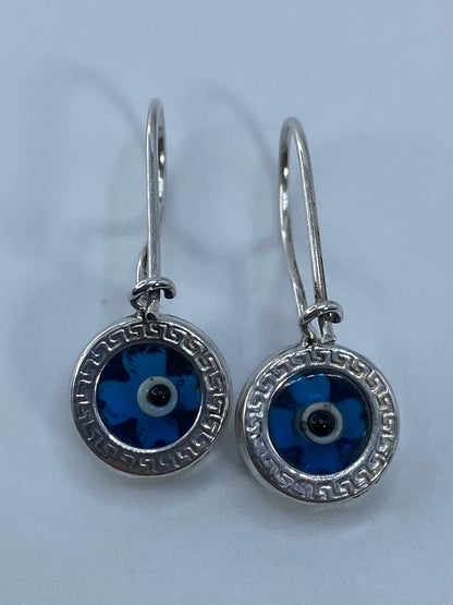 Aretes de Plata Étnicos con Piedra Azul — Taxco 925 — foto 5