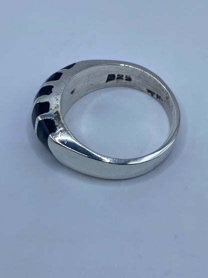Anillo Unisex de Plata con Ónix Negro — Taxco 925 — foto 5
