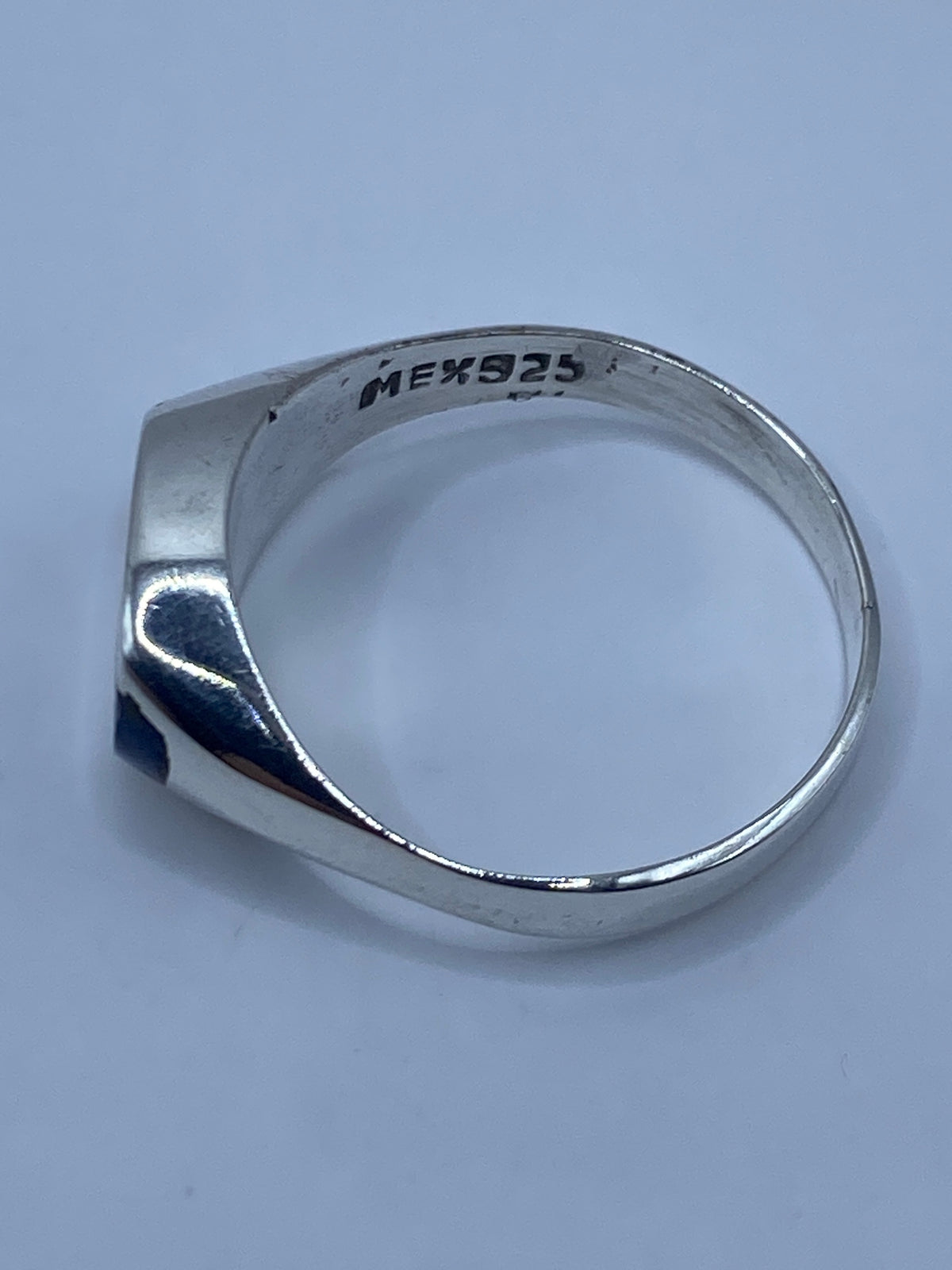 Anillo de Plata 925 con Piedra Azul — Taxco — foto 5