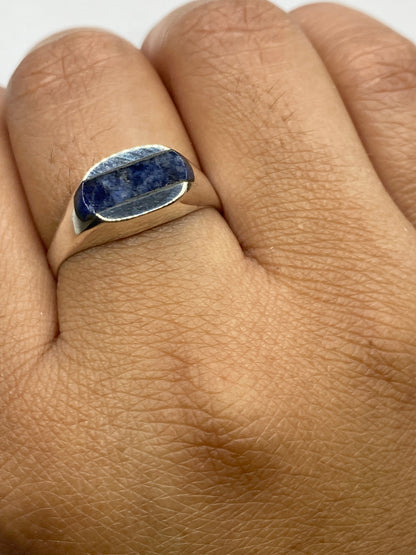 Anillo de Plata 925 con Piedra Azul — Taxco — foto 6