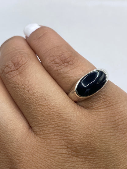 Anillo de Plata 950 con Ónix Negro — Taxco — foto 6