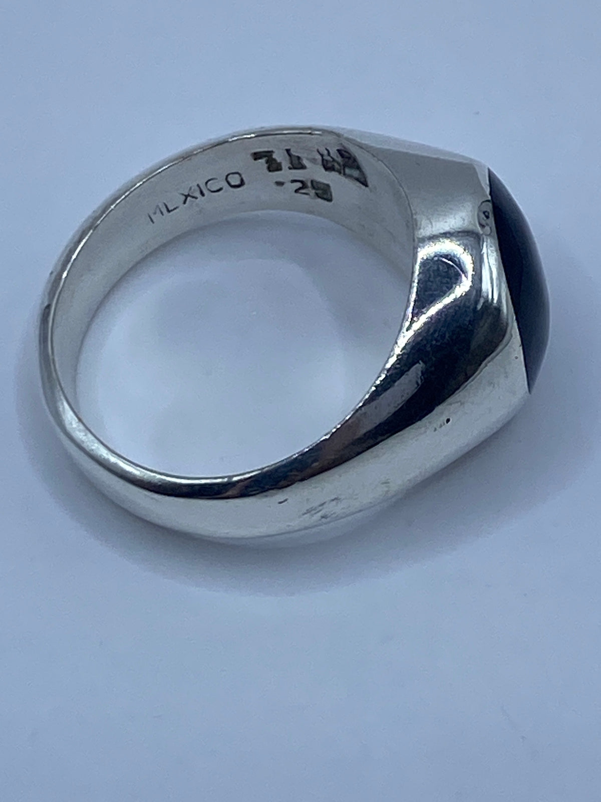 Anillo de Plata Ónix Negro — Taxco 925 Unisex — foto 5