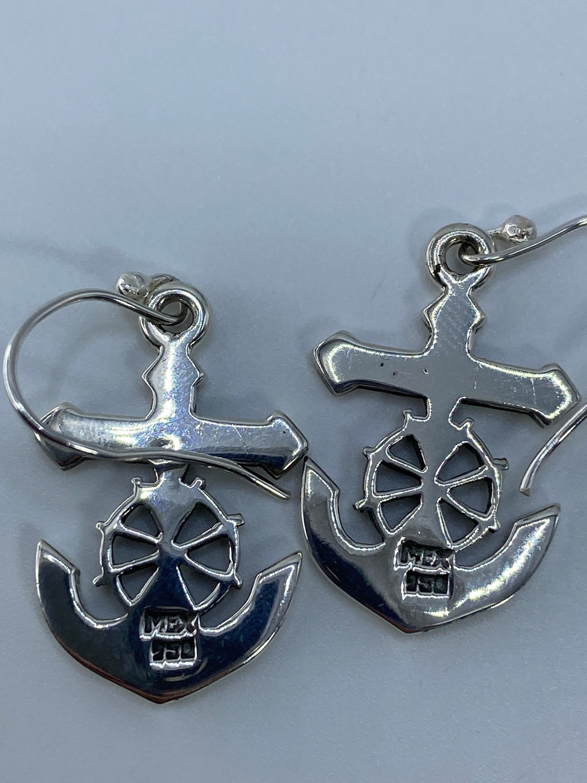 Aretes de Plata 950 con Opalo de Fuego — Taxco — foto 5