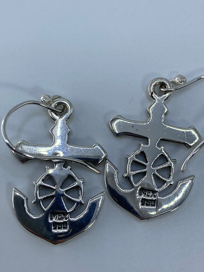 Aretes de Plata 950 con Opalo de Fuego — Taxco — foto 5