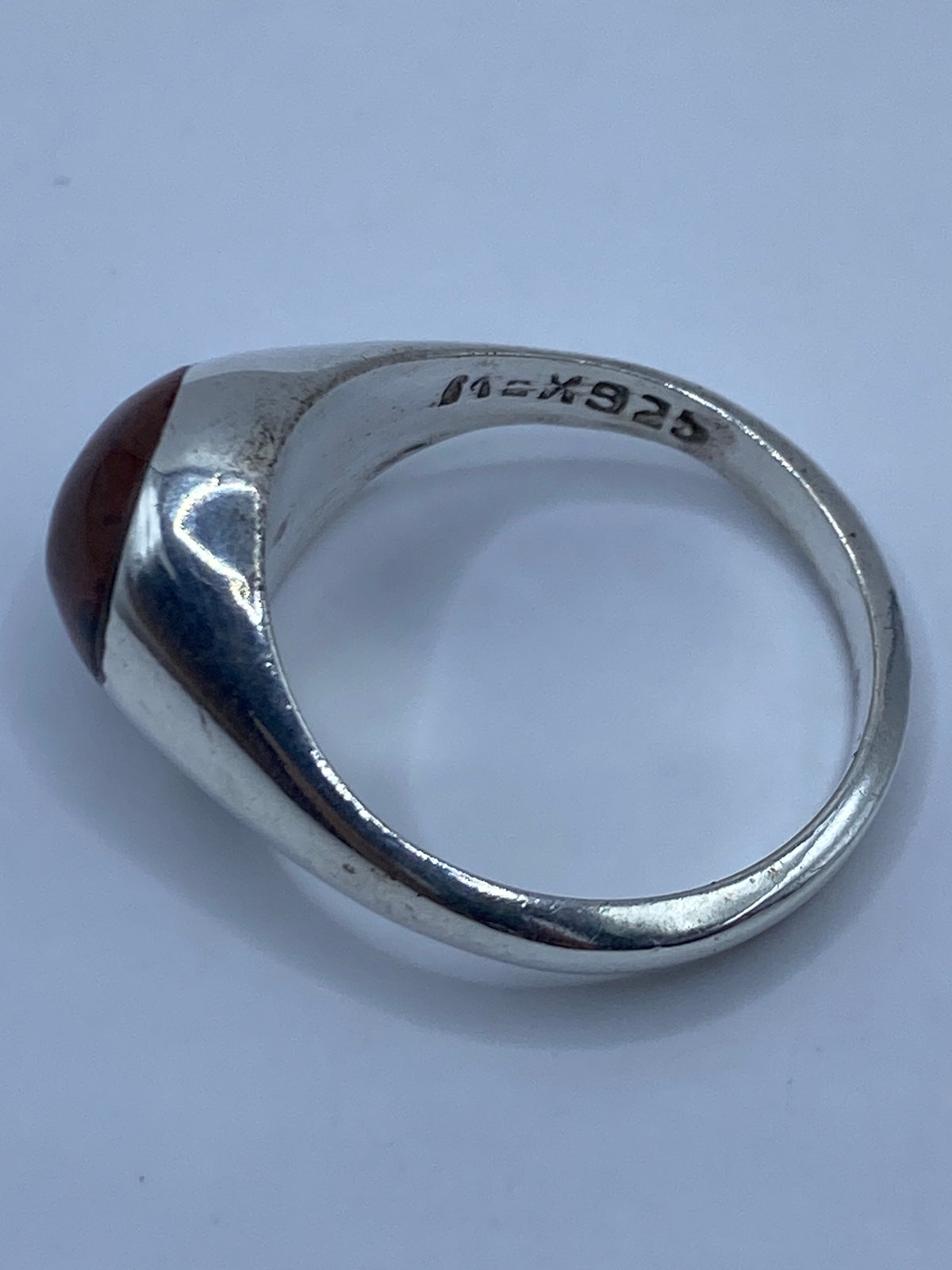 Anillo Solitario de Plata 925 Cafe — Taxco — foto 5