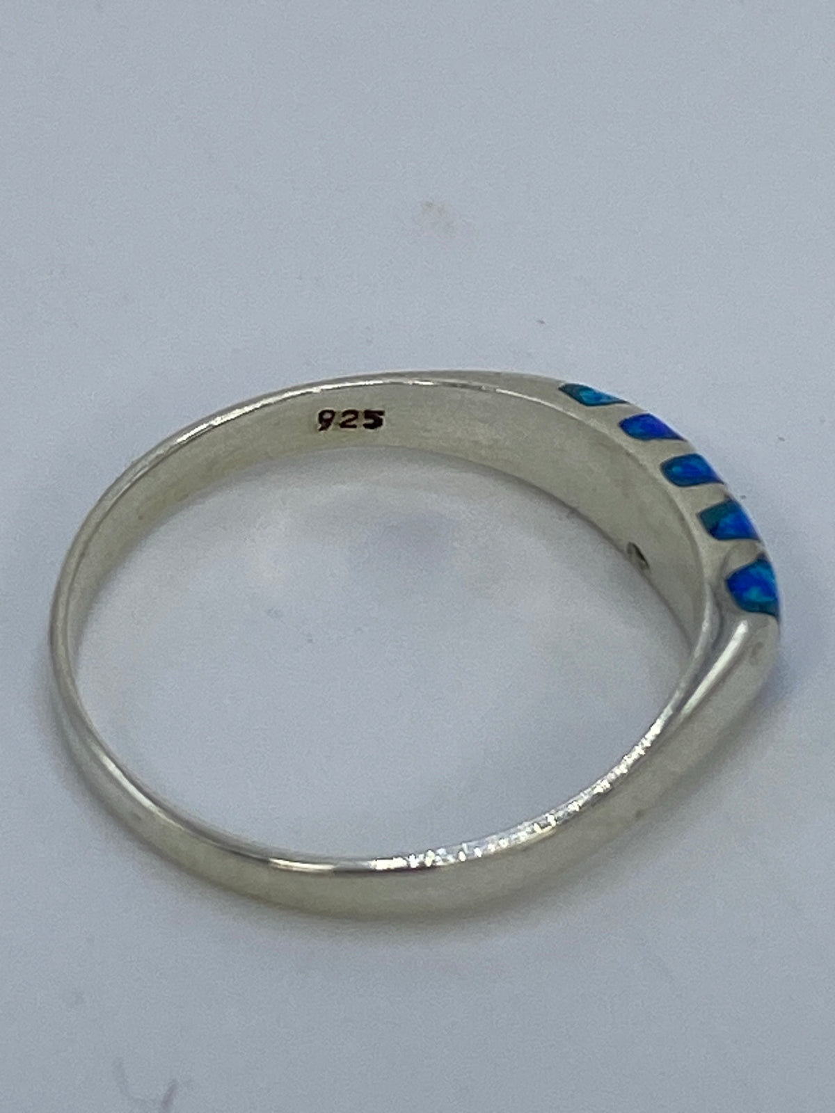 Anillo de Plata con Ópalo de Fuego Engastado — Taxco 925 — foto 5