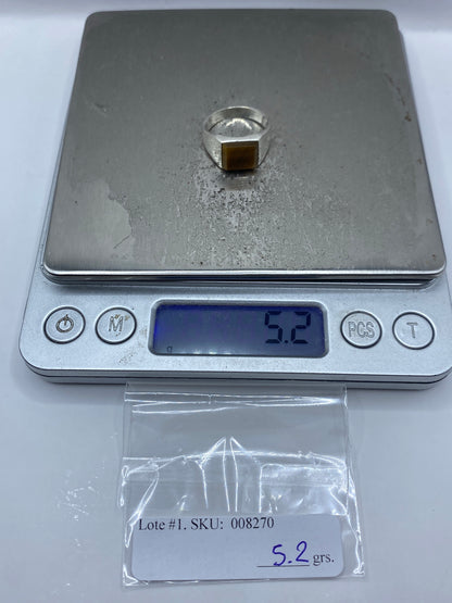 Anillo de Plata con Ojo de Tigre Café — Taxco 925 — foto 7