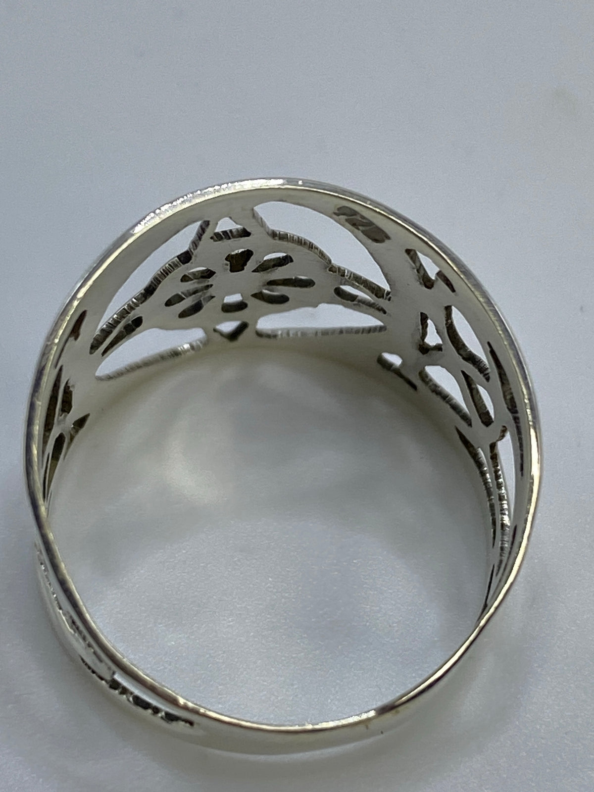 Anillo Nudo de Bruja Calado de Plata 925 — Taxco — foto 5
