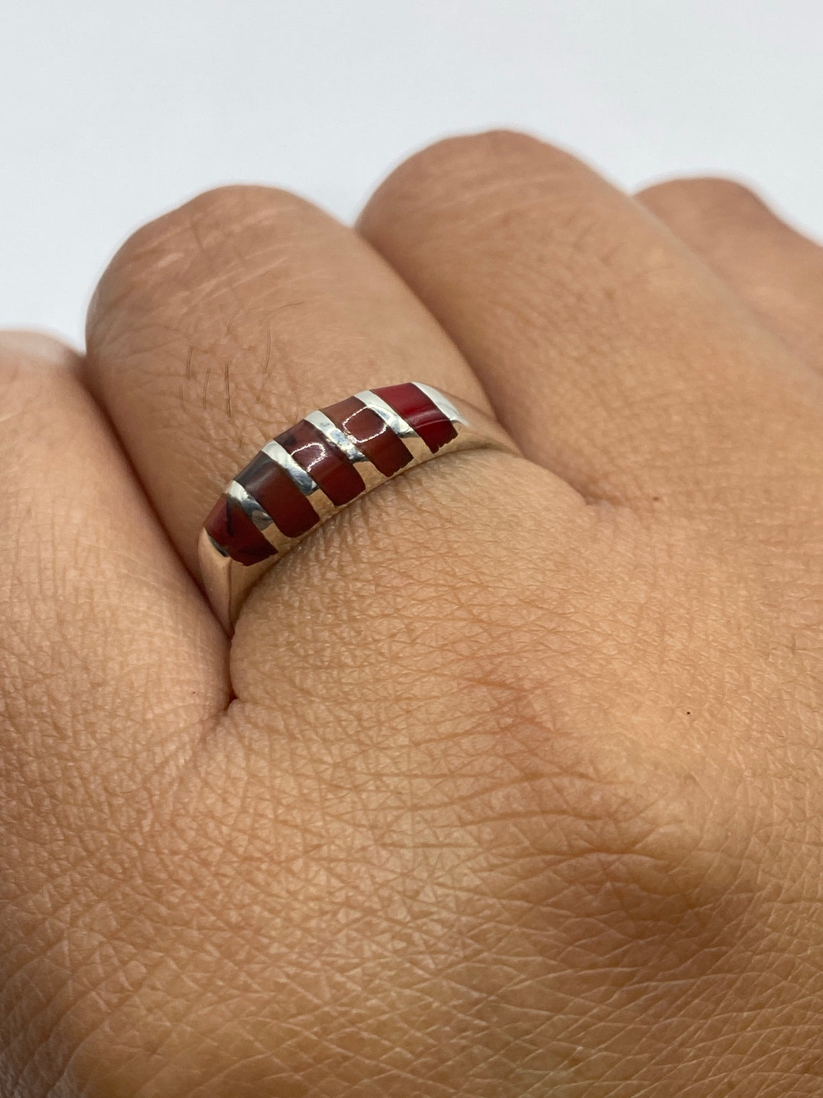 Anillo de Plata con Piedra Café — Taxco 925 — foto 6