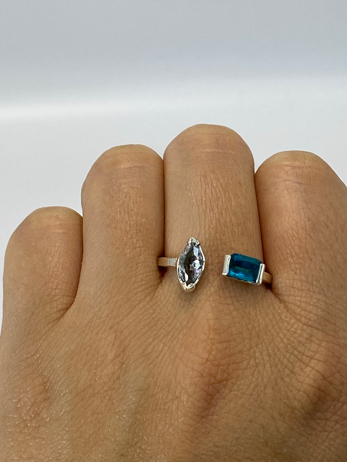 Anillo de Plata Circonia Multicolor — Taxco 925 — foto 6
