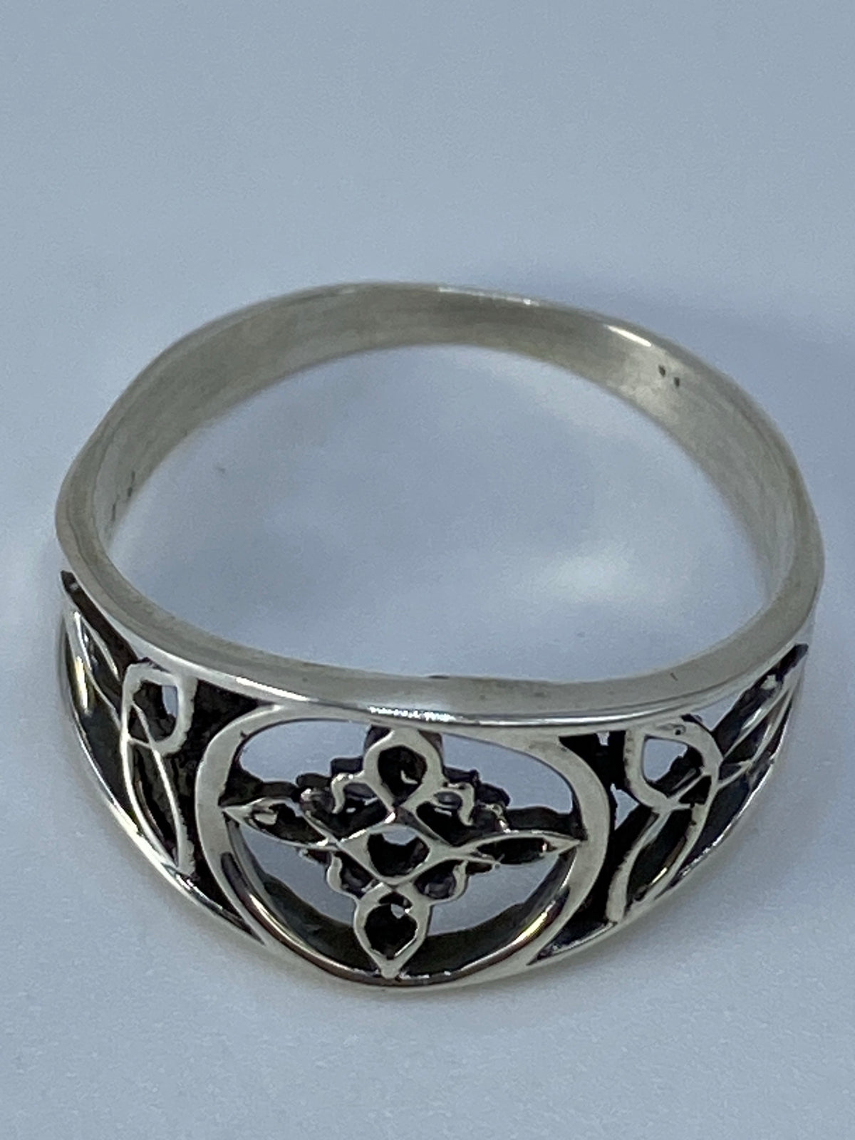 Anillo Nudo de Bruja Calado Plata 925 — Taxco — foto 5