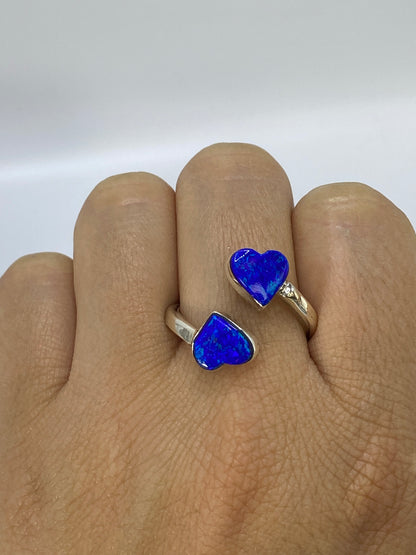 Anillo de Plata Solitario con Circonia Azul — Taxco 925 — foto 6