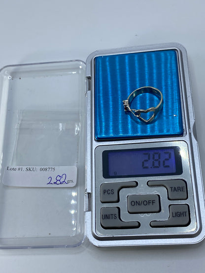 Anillo de Plata Calado con Circonia Roja — Taxco 925 — foto 7